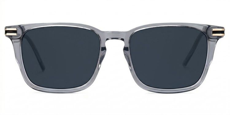 Kornelia Gray Square Sunglasses