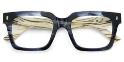 Rangel Gray Rectangle Glasses2