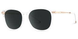 Greene Clear Square Sunglasses1