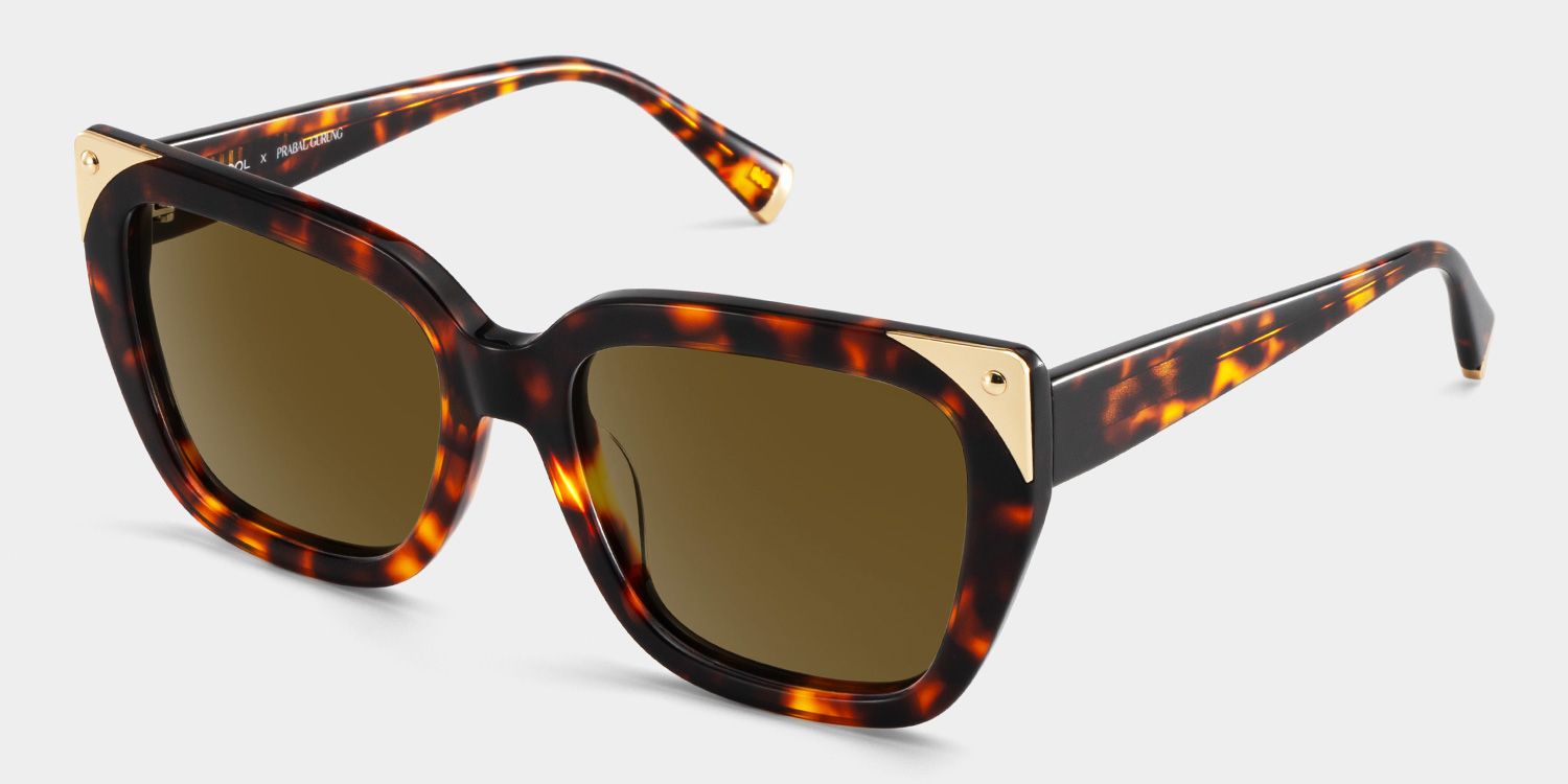 Sophia Cat Eye Sunglasses with Acetate Tortoise Frames | ZEELOOL CA3