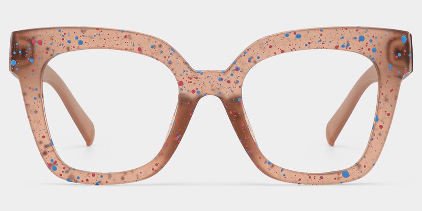 Malcolm Matte Brown Square Glasses