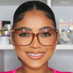 Isaebella Beige Butterfly Glasses9