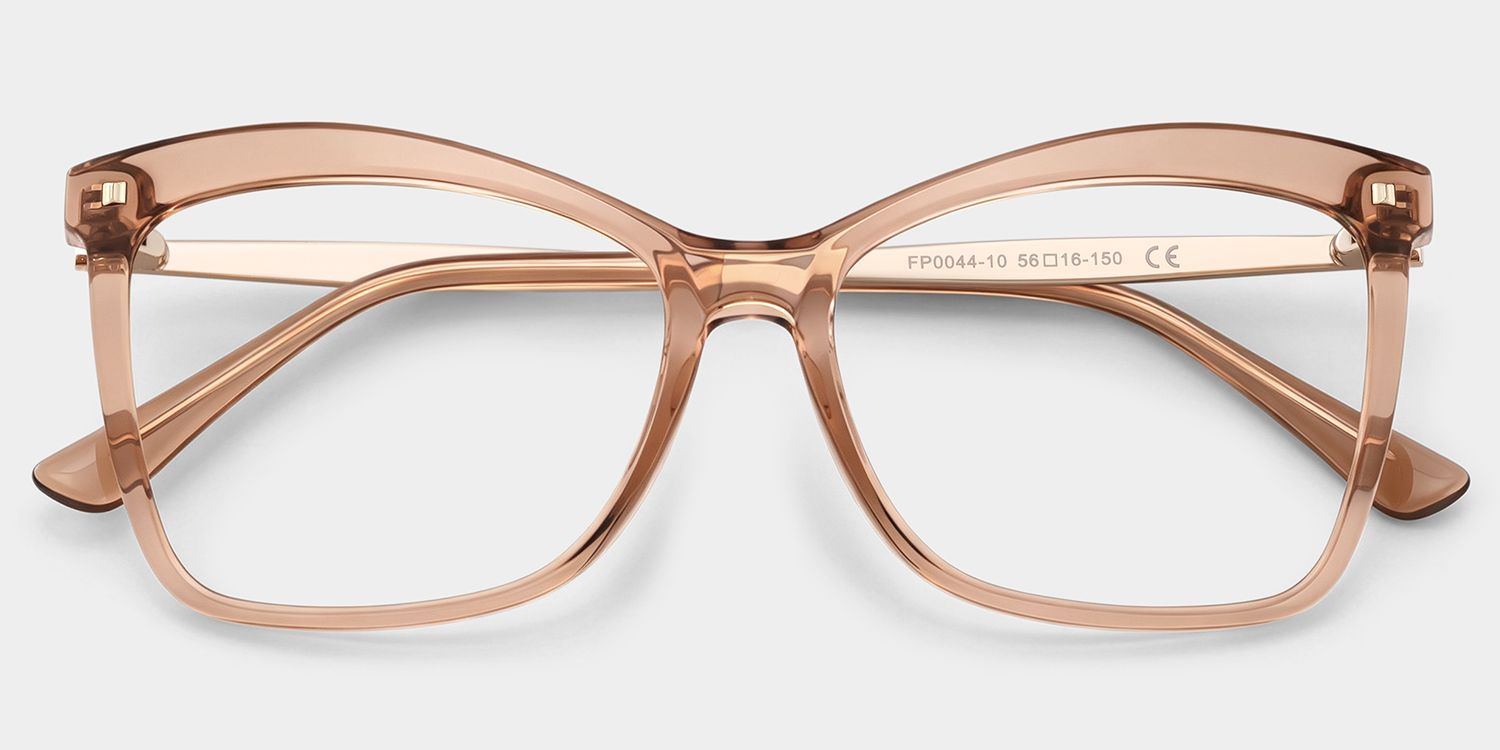 Isaebella Butterfly Beige Frame Glasses | Zeelool1