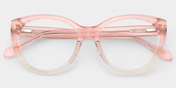 Kiera Pink Cat eye Glasses1
