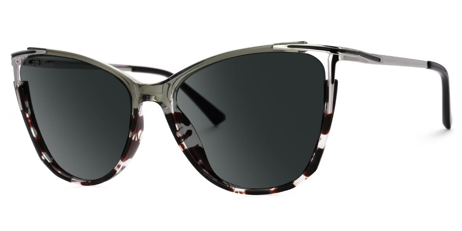 Yomary Cat Eye Two-Tone Sunglasses for Women & Men | ZEELOOL CA1