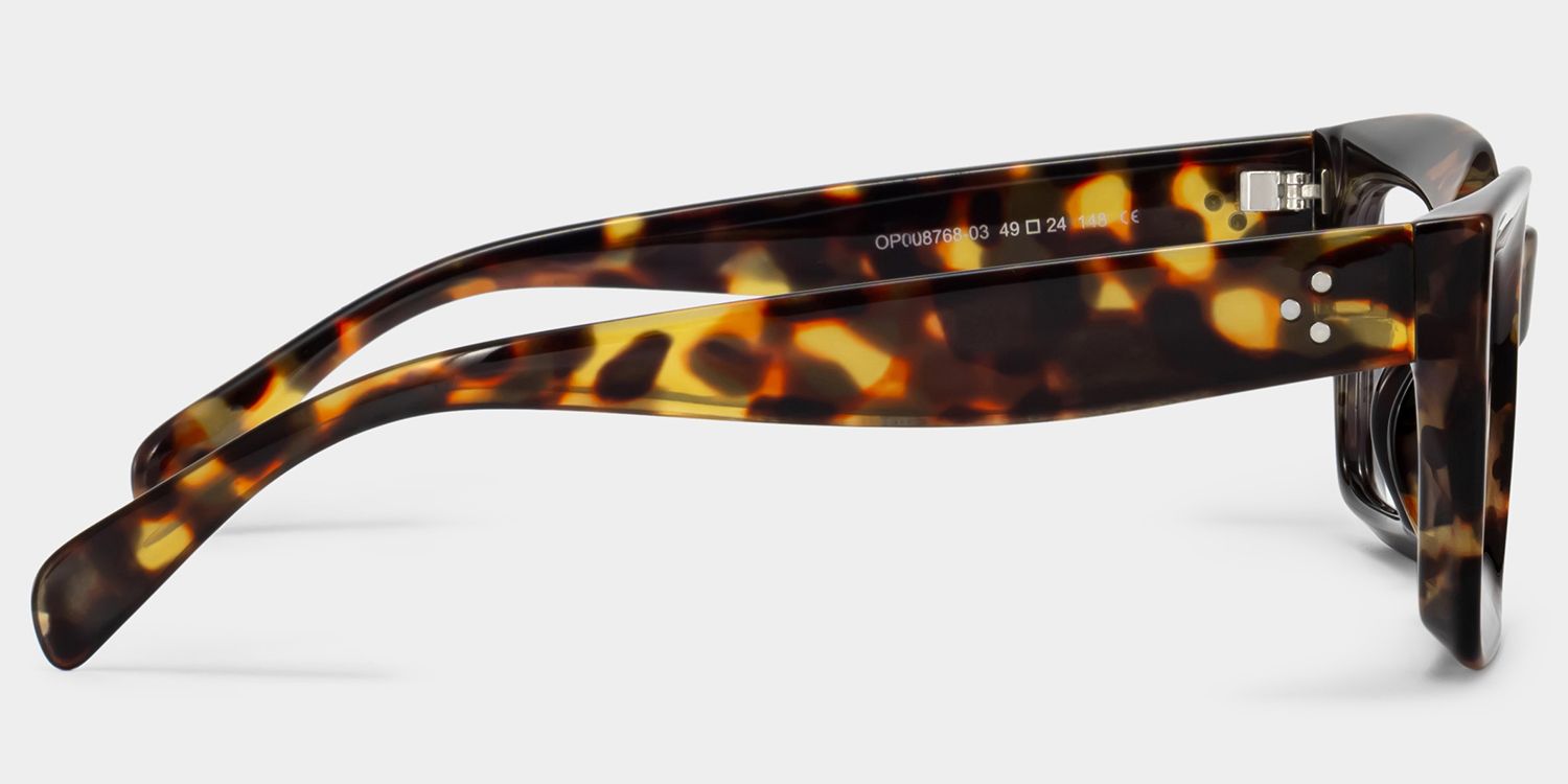 Nevaeh Square Tortoise Eyeglasses For Women and Men | ZEELOOL4