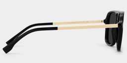 Kilworth Black Aviator Sunglasses3