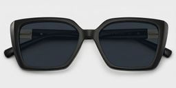 Emery Black Square Sunglasses1