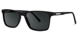 Daniel Black Rectangle Sunglasses1