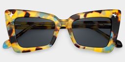Kairos Tortoise Rectangle Sunglasses1