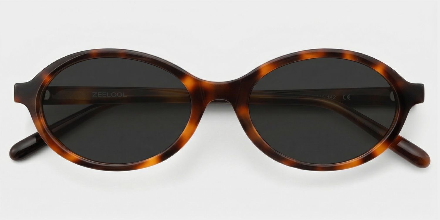 Everly Tortoise Oval Sunglasses to Frame Your Face | ZEELOOL CA1