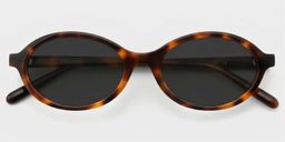 Everly Tortoise Oval Sunglasses1