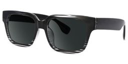 Colin Black Rectangle Sunglasses1