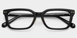 Remy Black Rectangle Glasses2