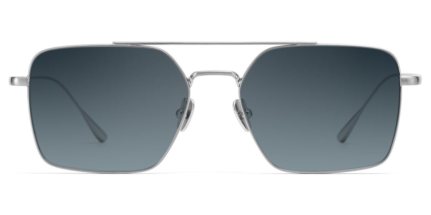 Jensen Silver Aviator Sunglasses to Frame Your Face | ZEELOOL CA0