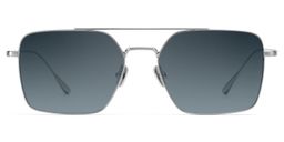 Jensen Silver Aviator Sunglasses0