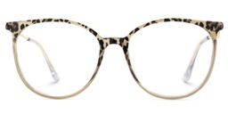 Chanty Brown Round Glasses0