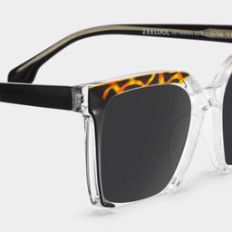 Misty Black Square Sunglasses4