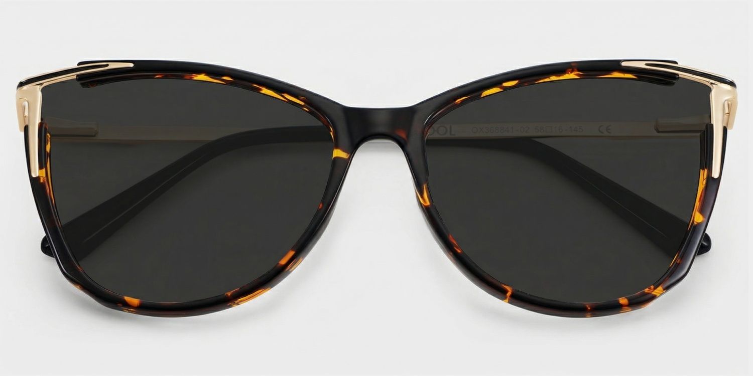 Yomary Tortoise Frame Sunglasses with Cat Eye Style | ZEELOOL CA1