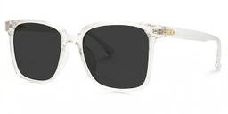 Contreras Clear Square Sunglasses1