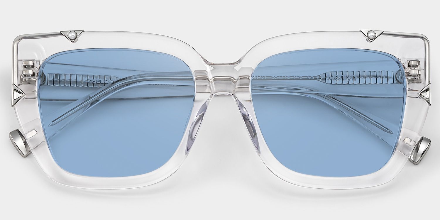 Marilyn Clear Frame Sunglasses with Butterfly Style | ZEELOOL CA2
