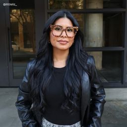 Ansyah Leopard Cat eye Glasses6