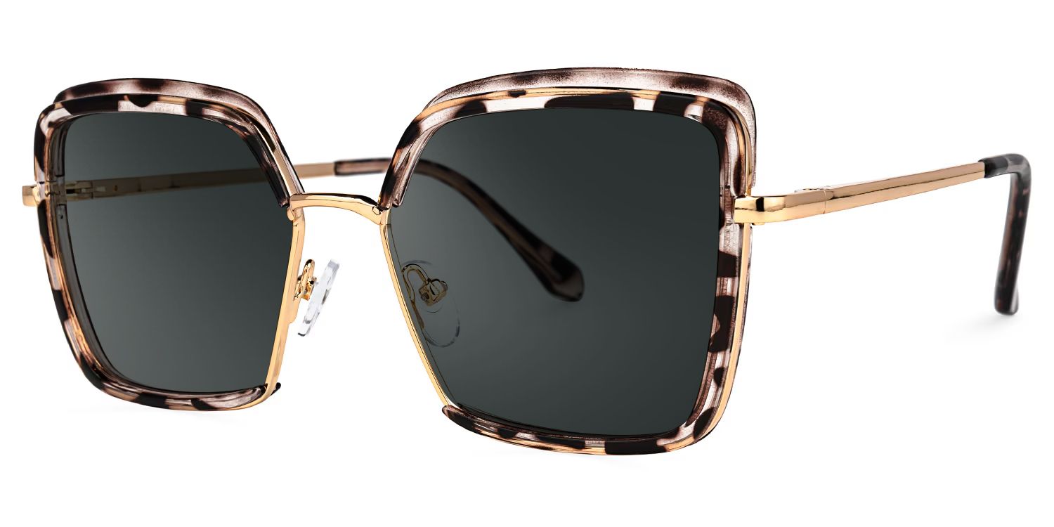 Cordaro Square Tortoise Sunglasses for Women & Men | ZEELOOL CA1