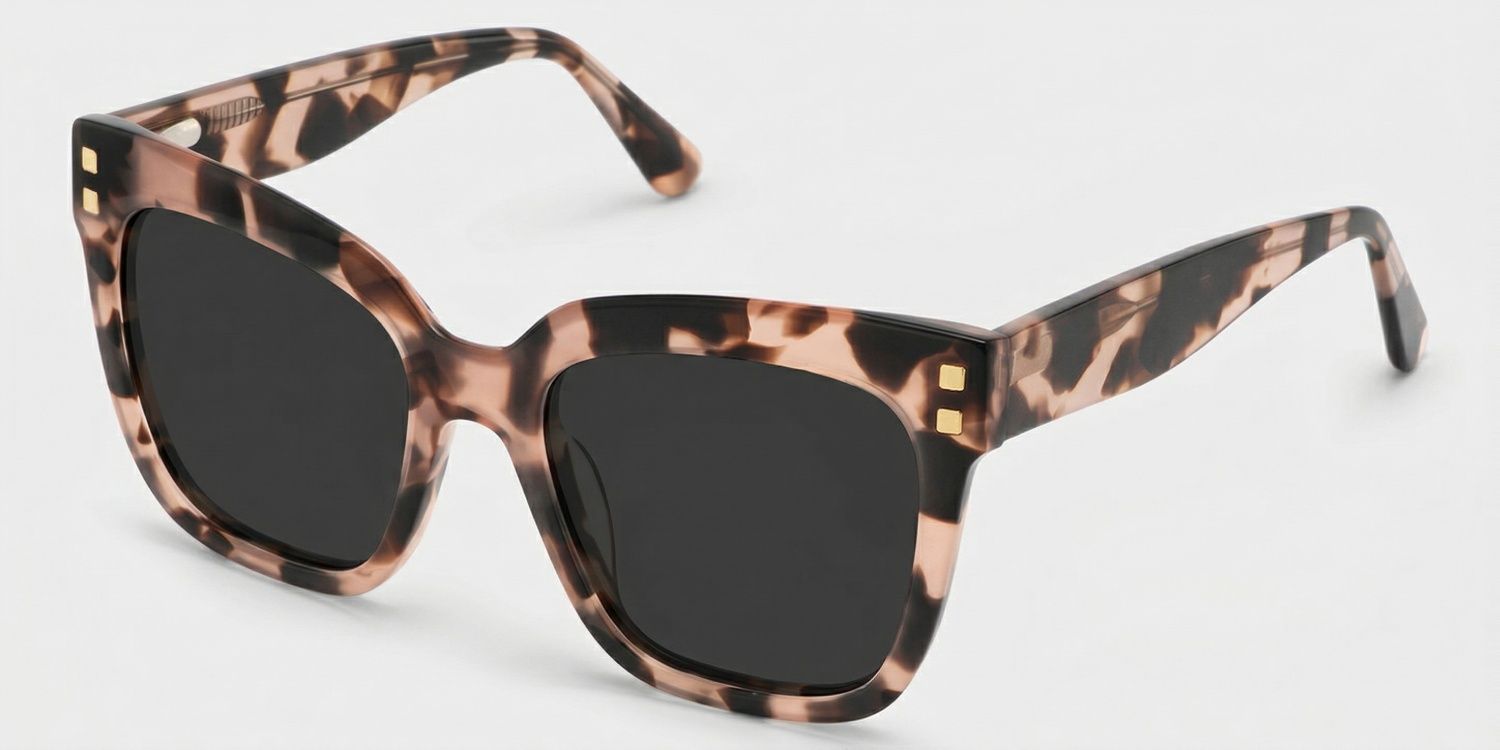 Minguela Acetate Pink-Tortoise Frame Sunglasses | ZEELOOL CA2