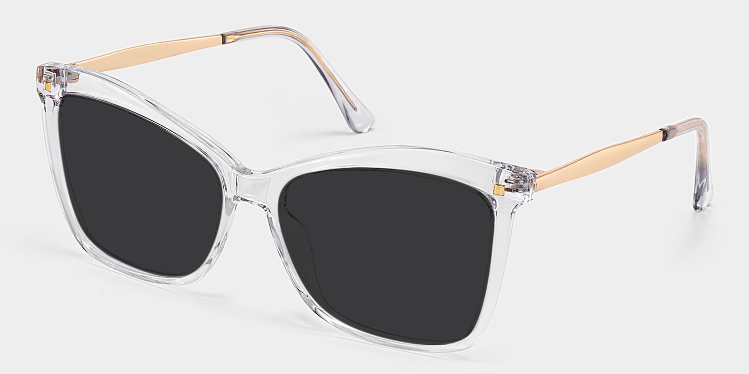 Isaebella Clear Butterfly Polarized Sunglasses for Driving | ZEELOOL CA2