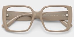 Maya Brown Square Glasses1