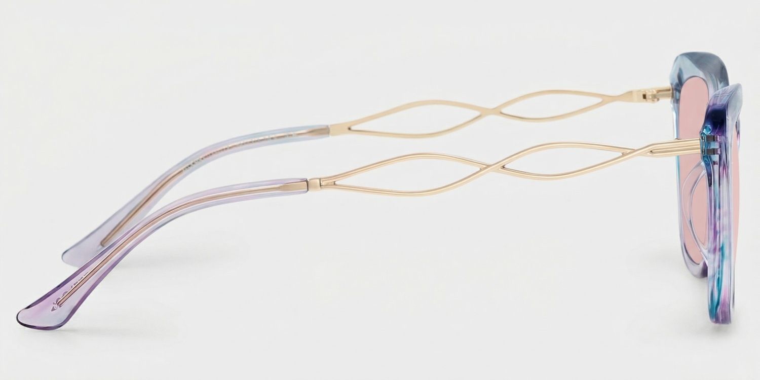 Remi Purple Frame Sunglasses with Butterfly Style | ZEELOOL CA3