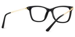 Vibert Black Rectangle Glasses5