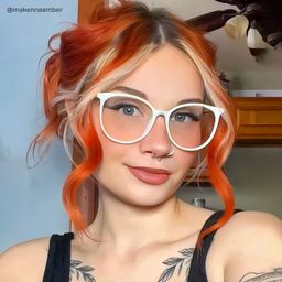 Chanty White Round Glasses4