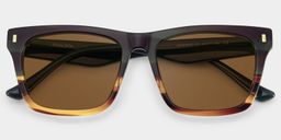 Brookins Multicolor Rectangle Sunglasses1