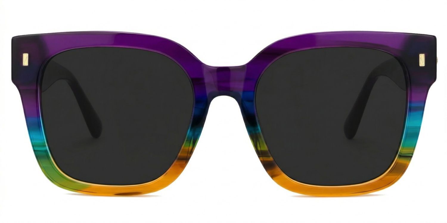 Scicluna Multicolor Frame Sunglasses with Square Style | ZEELOOL CA0