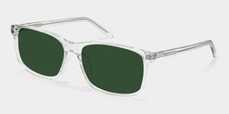Connie Clear Rectangle Sunglasses2