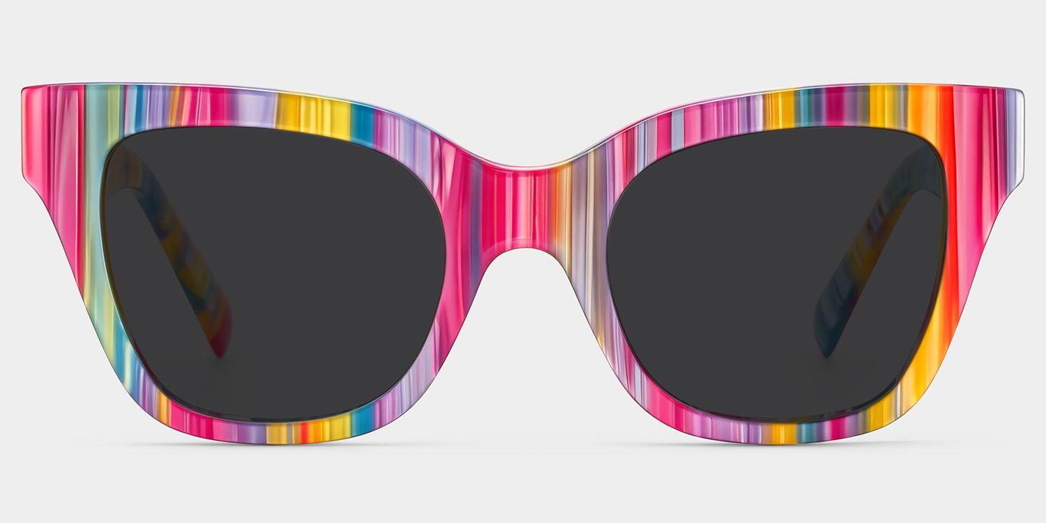Nereyda Acetate Multicolor Frame Sunglasses | ZEELOOL CA0