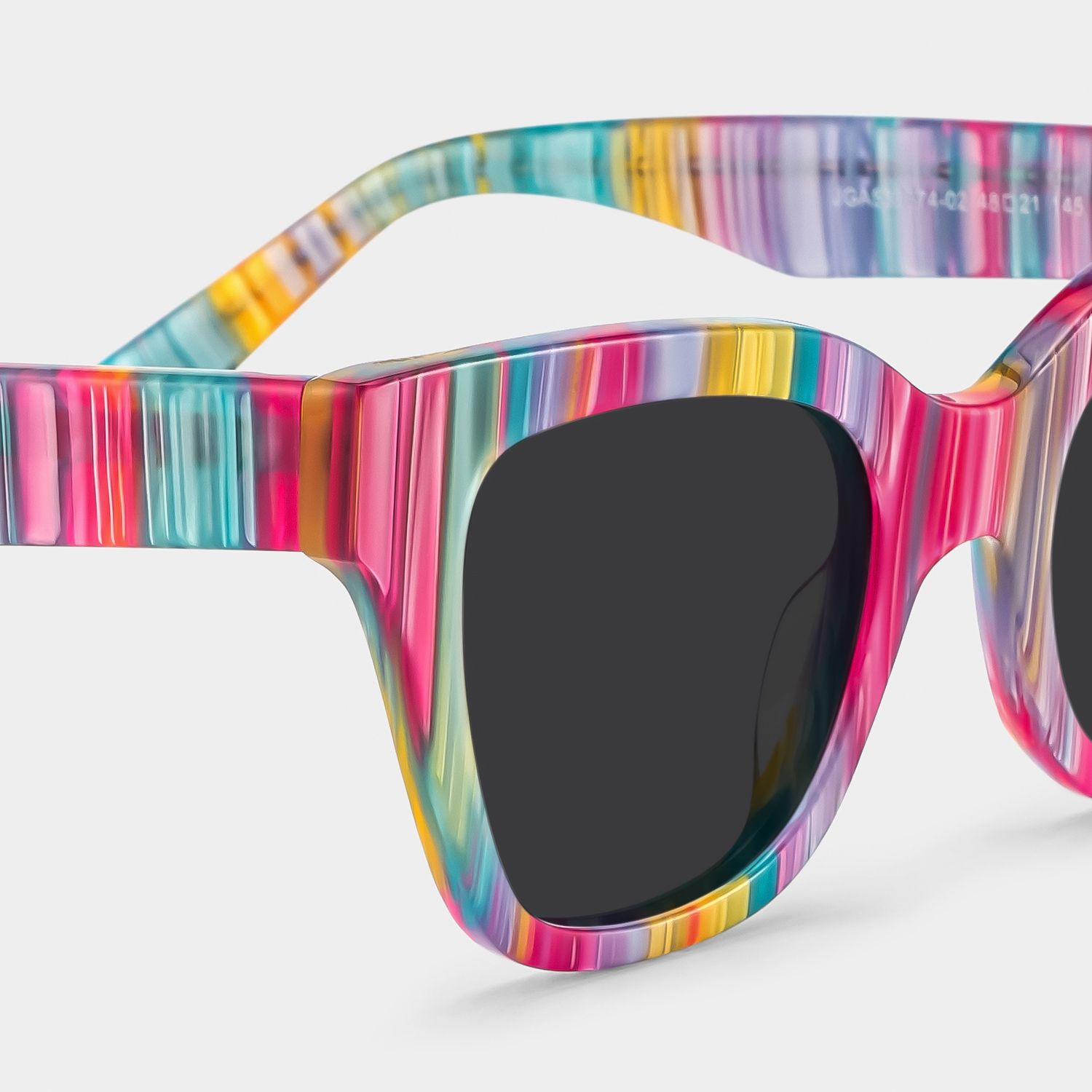 Nereyda Acetate Multicolor Frame Sunglasses | ZEELOOL CA4