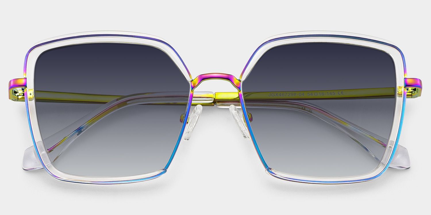 Cordaro Square Clear Sunglasses for Women & Men | ZEELOOL CA1