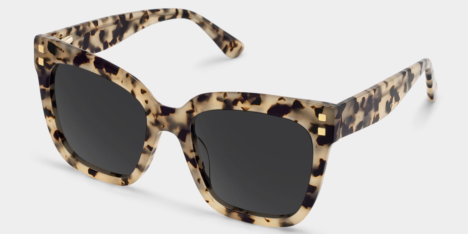 Minguela Square Brown-Tortoise Sunglasses for Women & Men | ZEELOOL CA2