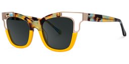 Rhoden Yellow Cat eye Sunglasses1