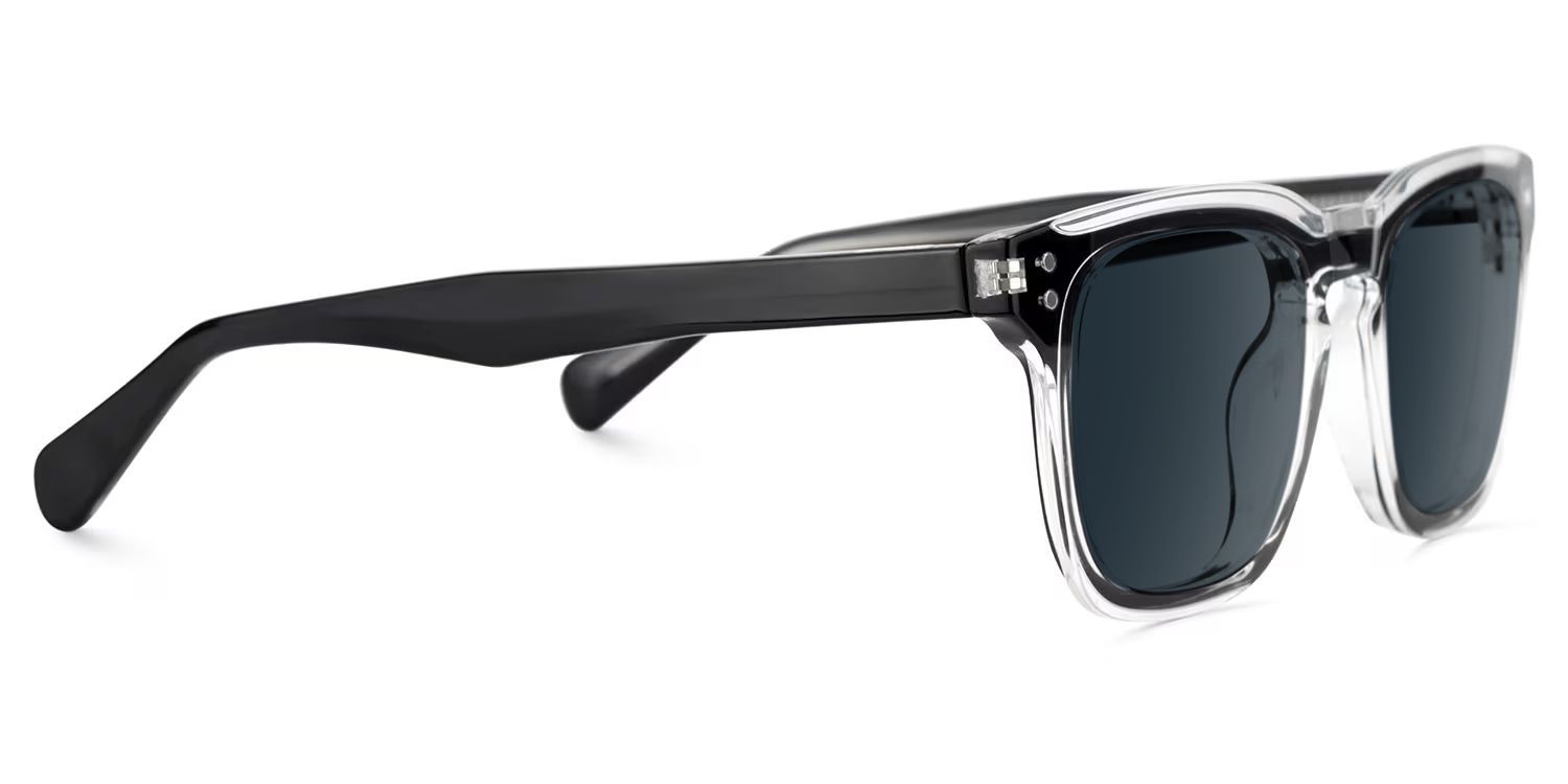 Liam Tr90 Black Clear Frame Sunglasses | ZEELOOL CA3