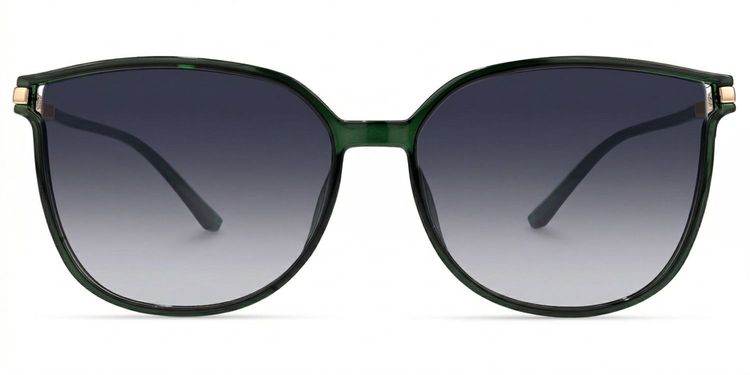 Rodz Dark-Green Square Sunglasses