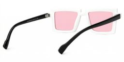 Zephyr White Rectangle Sunglasses3