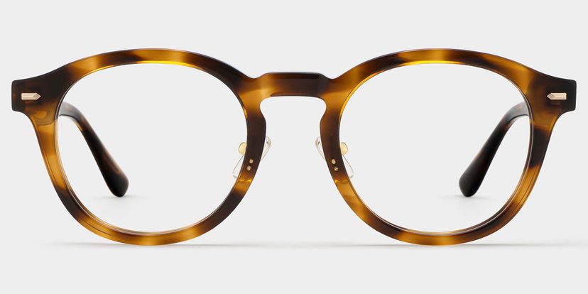 Frances Tortoise Round Glasses