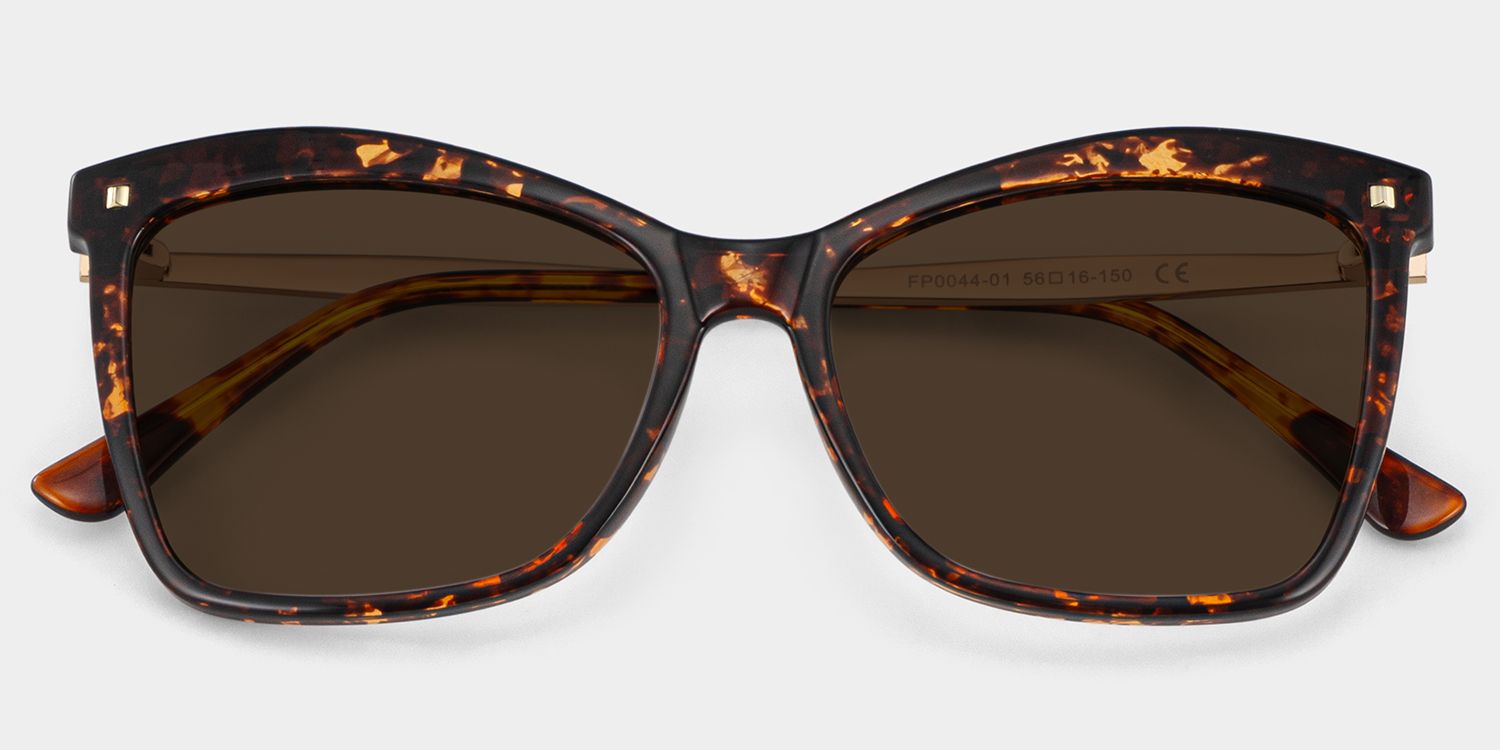 Isaebella Tortoise Frame Sunglasses with Butterfly Style | ZEELOOL CA1