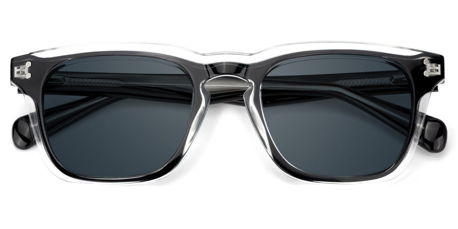 Liam Tr90 Black Clear Frame Sunglasses | ZEELOOL CA1