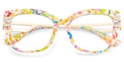 Kieran Mottled Rectangle Glasses2