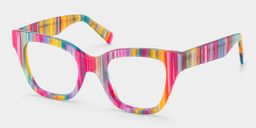 Nereyda Multicolor Cat eye Glasses2