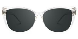 Farris Clear Cat eye Sunglasses0